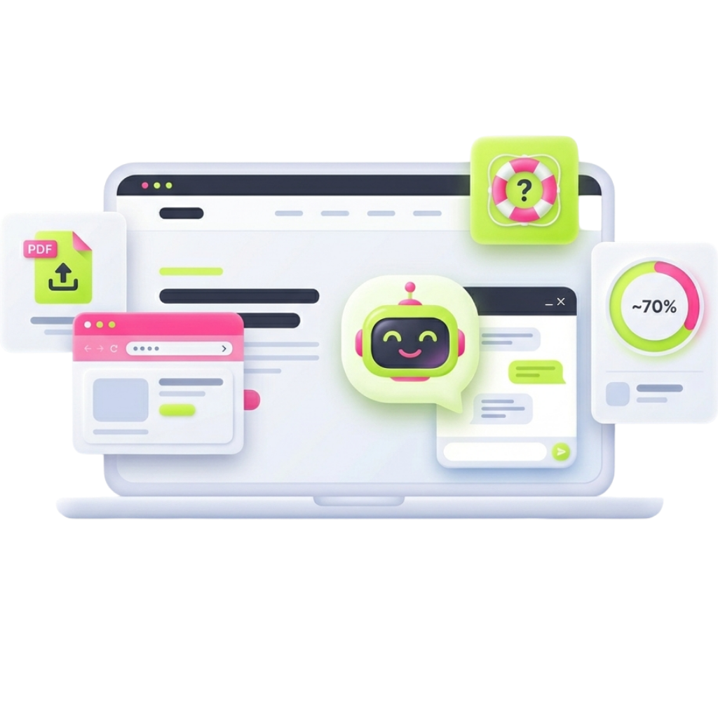 AI Chatbot Illustration